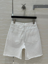 PRADA FASHION STRAIGHT-LEG DENIM SHORTS 263945